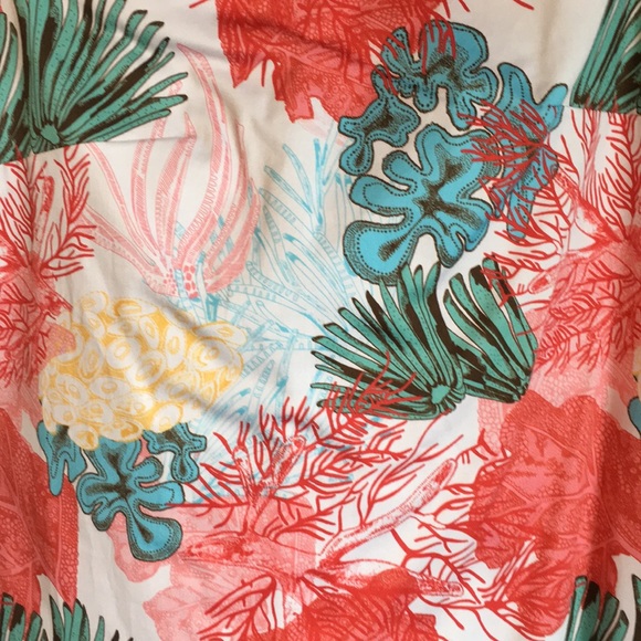 Persifor Beach Coral Print Dress NWT - Picture 6 of 7